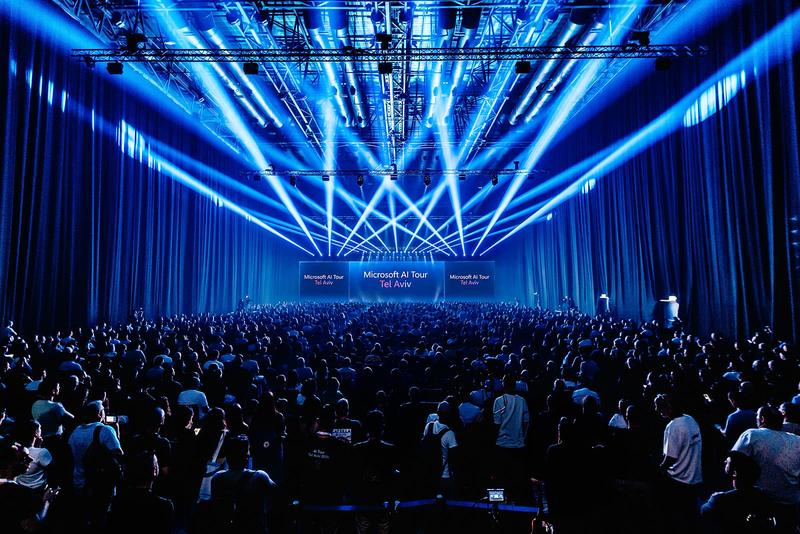 Microsoft AI Tour conference photography
